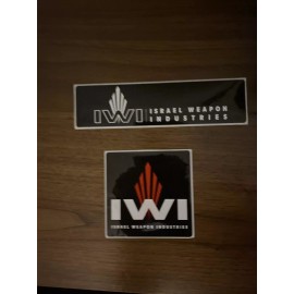 ISRAEL WEAPON INDUSTRIES IWI Israel Weapon Industries Decal Sticker Set 2. Shot Show