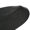 2pcs Front Door Panel Armrest Cover Black Artificial Leather Replacement