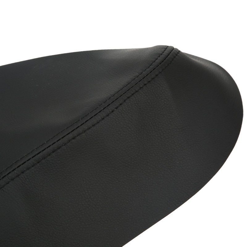 2pcs Front Door Panel Armrest Cover Black Artificial Leather Replacement