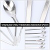 Baluue 12pcs Measuring Lab Spatula Stainless Steel Mini Spatula Micro