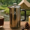 TOMAKEIT 1L/34 Oz French Press Coffee Maker,304 Stainless Steel Coffee