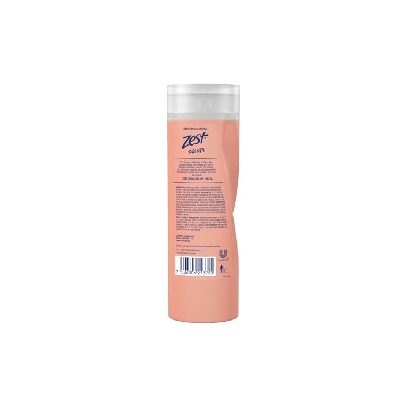 Zest Jabón Líquido Corporal Toronja, para una piel visiblemente saludable