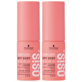 OSiS+ Soft Dust, 0.7 oz (2 Pack) – Volume Spray Powder for Root Lift, Subtle Texture and Natural Shine – Lightweight Volumizing and Texturizing Powder – Light Weight Treatment