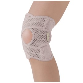 Selvan Lightweight Mesh Cloth Supporter for Knees, Lavender L-LL, 1 Piece