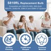Hedday 2 Pack S810RL Replacement Üν Lamps, 4-Pin Bulbs