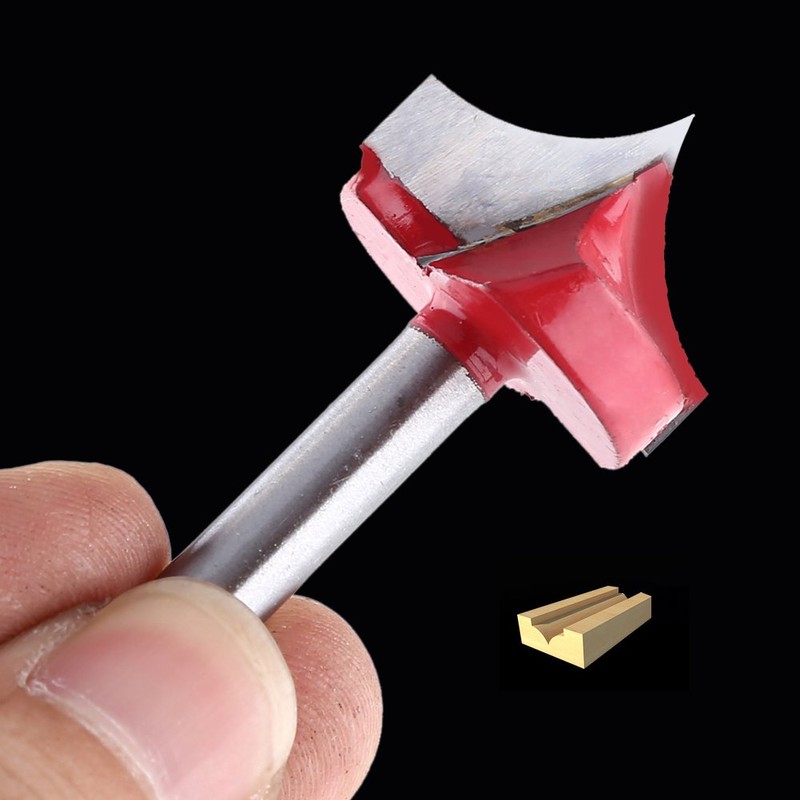 V-Groove Router Bit Set, Akozon V-Nut Milling Cutter 6 mm