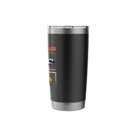 Cool Pop Up Camper Art For Men Women Caravan Popup Camper Stainless Steel Insulated Tumbler