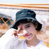 QOOEQPQY Bucket Hats Unisex Iron Ring Hoop Folding Fisherman's Hat