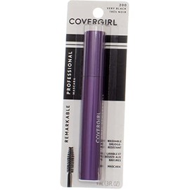 CoverGirl Professional Remarkable Washable Mascara, Very Black [200] 0.30 oz by COVERGIRL                                                             