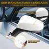 Dasbecan Left Driver Side Mirror Compatible with 2019-2024 Toyota Rav4
