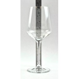 Rona Wine Glass Clear 3-3/4 inch Diameter Set of 2