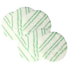 vhbw 6 x Polishing Pads Compatible with Kärcher FP 303 Suction Bean - Polishing Disc Set for Laminate Green White