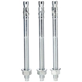 AHC K-ZYTB12180B5 M12 x 180 mm Through Bolts - Zinc Plated (Pack of 5)