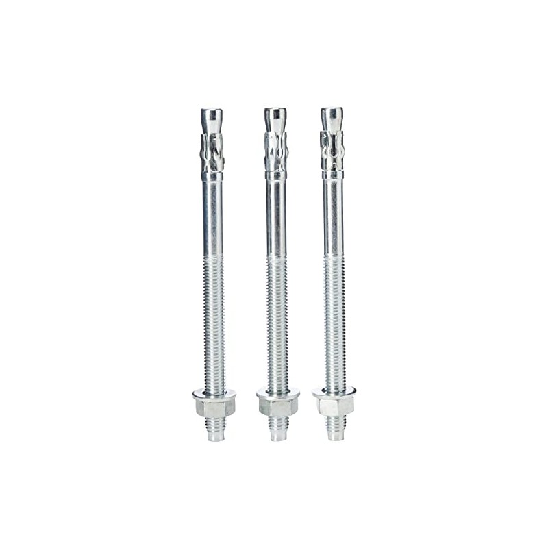 AHC K-ZYTB12180B5 M12 x 180 mm Through Bolts - Zinc