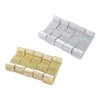 100Pcs Chair Sash Rings Holder With Easy Closure Diamond Wrap