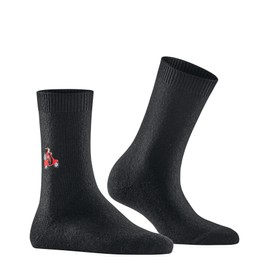 FALKE Women's Socks, Black (Black 3000) - X-Mas Santa