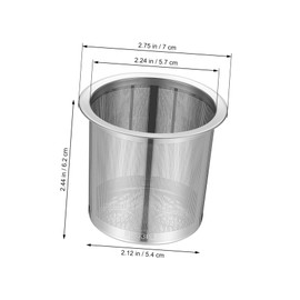 ULTECHNOVO Stainless and Tea Strainer Filter Fine Mesh Design for Home Use Easy to Clean for Brewing and Infusing