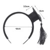 Headband with Mini Hat Mini Doctoral Cap Hairband Unisex Headband