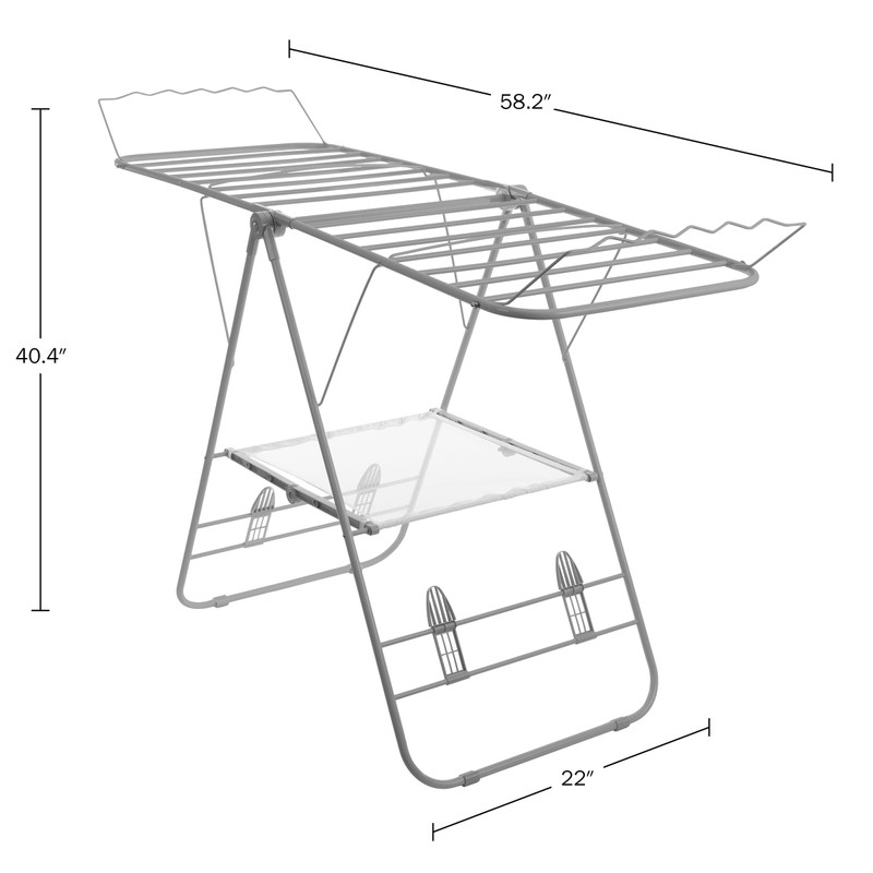 Everyday Home Clothes Drying Rack - Indoor/Outdoor Portable Laundry Rack