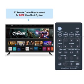 TCNOUMT New Replacement Soundbar Remote Control Compatible for Bose Sound Touch Wave Music Radio System I II III IV Fits Bose Wave Music System III AWRCC1 AWRCC2 AWRCC3