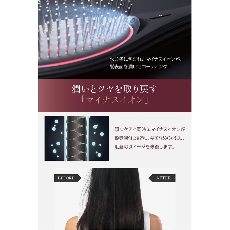 Introduced in "Petit Branch" Wavewave Wave EMS Airbrush Hair Brush