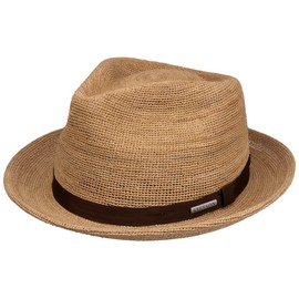 Stetson Sondova Crochet Raffia Hat - Natural Straw Hat - Player Hat - Summer Hat - Airy Braided Structure - Men and Women - Spring/Summer, natural