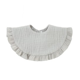 Nishine 4 baberos unisex de muselina para bebé, baberos giratorios de algodón de 360 grados, para dentición, alimentación y baberos para niño y niña, Conjunto Amarillo, One Size