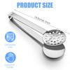 Guduling 3 pcs Teabag Squeezer Tool,Stainless Steel Tea Bag Squeezer,Round