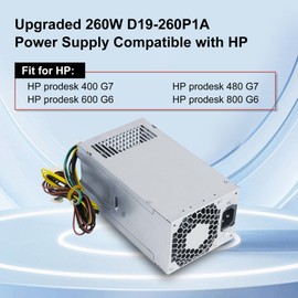 LXun Upgraded D19-260P1A Power Supply 260W Power Supply Replacement L70041-002 PCG004 Compatible with HP prodesk 400 G7 480 G7 600 G6 800 G6【 7-Inline Connector + 4-Pin*2 】