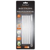 Final Touch Reusable Glass Cocktail Straws (6") (FTA7321)