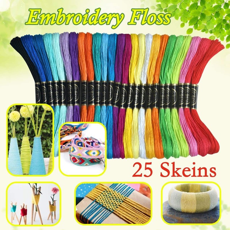 Rainbow colors Embroidery Floss - Cross Stitch Threads - Friendship