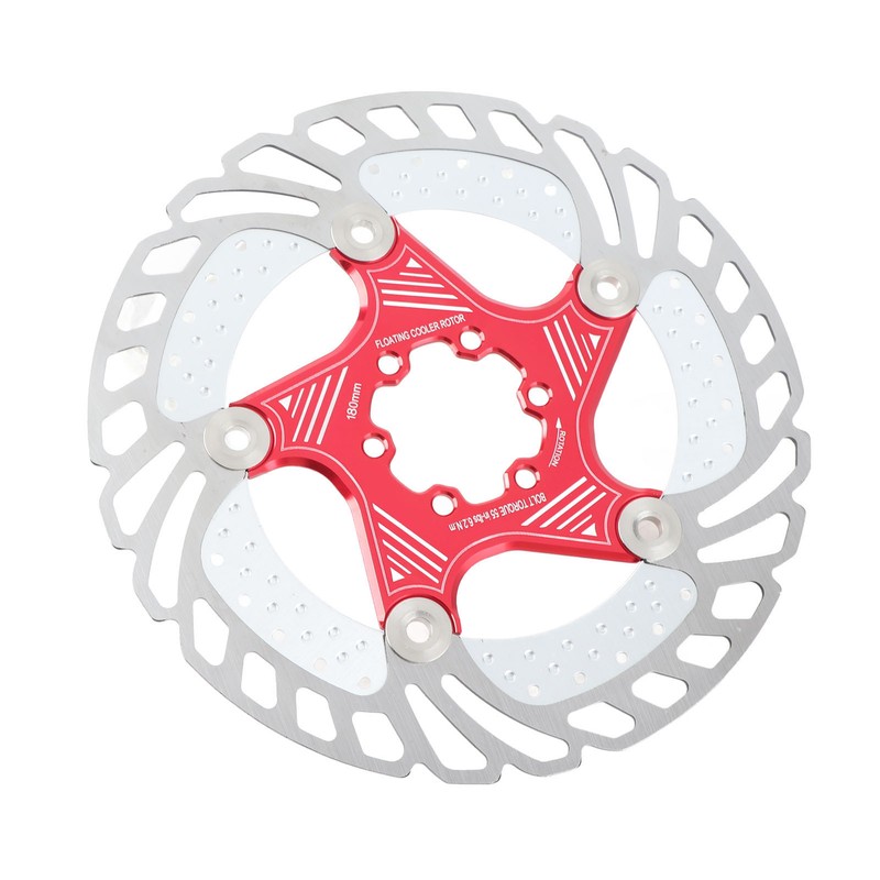 Stainless Steel Bike Cycling Disc Brake Cooling Floating Rotor (180mm)