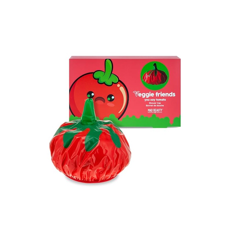 Mad Beauty Veggie Friends Tomato Shower Cap