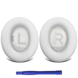 MusiDianTang Replacement Ear Cushions for Bose 700 (NC700) Wireless Headphones with Softer Protein Leather and High-Density Noise-Canceling Foam Ear Cushions (White)