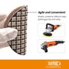 BGTEC 4" Dry Diamond Polishing Pads Set,7 Pieces Pads Plus