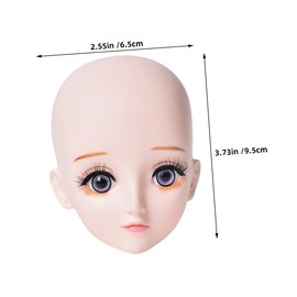 Baluue Makeup Mannequin Head for Eyelash Extension Training Realistic Face Model with Precision Tweezers for Lash Practice and Face Painting for Beginners and Professionals