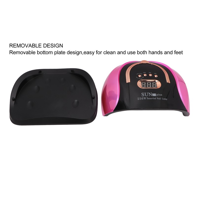 UV Gel Nail Lamp 256W 57pcs Lamp Chips 4 Timers