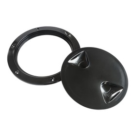 New Marine Inspection Cover Round Black Diameter 152/205 mm