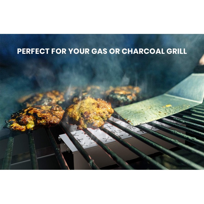 Stanbroil Stainless Steel Smoker Box for Gas Grilling | Wood