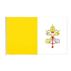Vatican City DuraFlag with Clips 5ft x 3ft Premium Quality Flag 150cm x 90cm