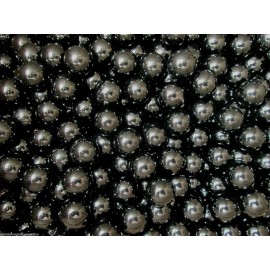 Mega Marble MARBLE LOT 2 POUNDS OF 3/4 INCH / 19MM OPAL BLACK MEGA SHOOTER MARBLES