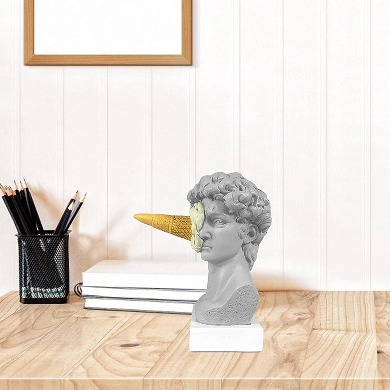 PRATYAHARA Ice Cream Smashing David Statue European Modern Simple David