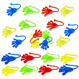 48 Pcs Sticky Hands Bulk Party Favors for Kids, Fun Sticky Hand Toys for Students Prizes, Easter Basket or Goodie Bag Stuffers, Stretchy Sticky Hand Sensory Toys, Prize Box Toys for Kids Classroom