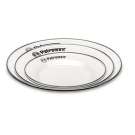 Petromax 13895 Outdoor Dishes Plate Enamel Plate 18 (2 Pieces) WT White