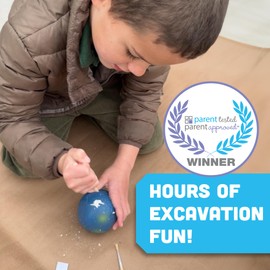 Kit de excavación cósmica de Big Discoveries – Explora los planetas del sistema solar con kits de excavación de gemas y fósiles para niños | Kits de excavación de ciencia de juguete STEM con piedras
