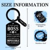 Boss Gifts for Women Men Boss’s Day Keychain Funny Boss