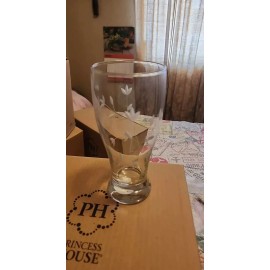 Princess House Moderna Beer Glasses (3641) NEW IN BOX