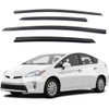 Safe Smoke Window Visor Sun Rain Vent Guard 4 Pcs