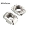 sourcing map Sliding T Slot Nuts, M5 Half Round Roll