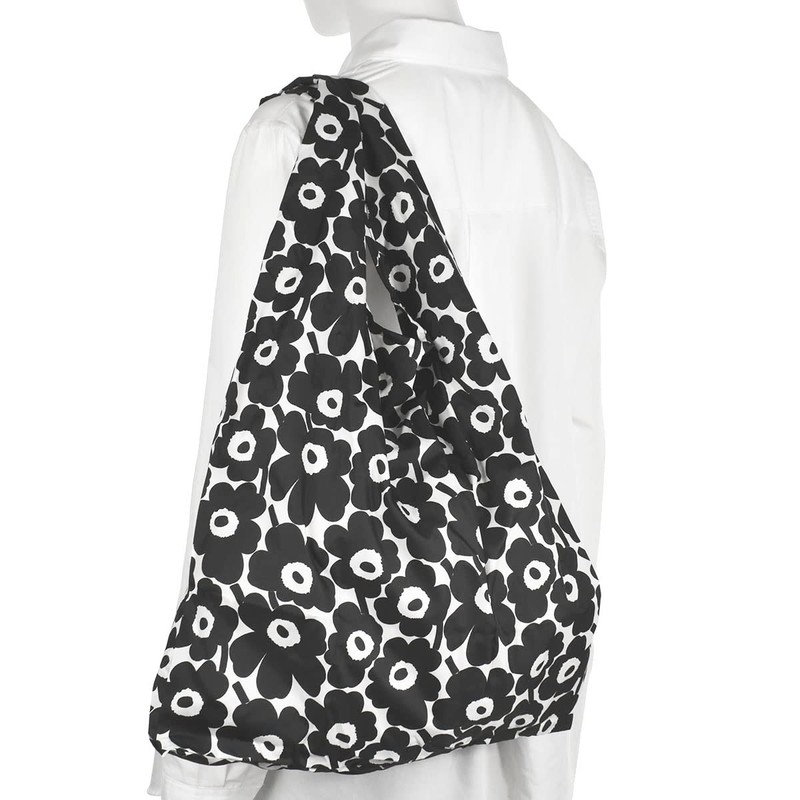 Marimekko 91493 190 Women's Tote Bag, S Black/White, Black/White, 190